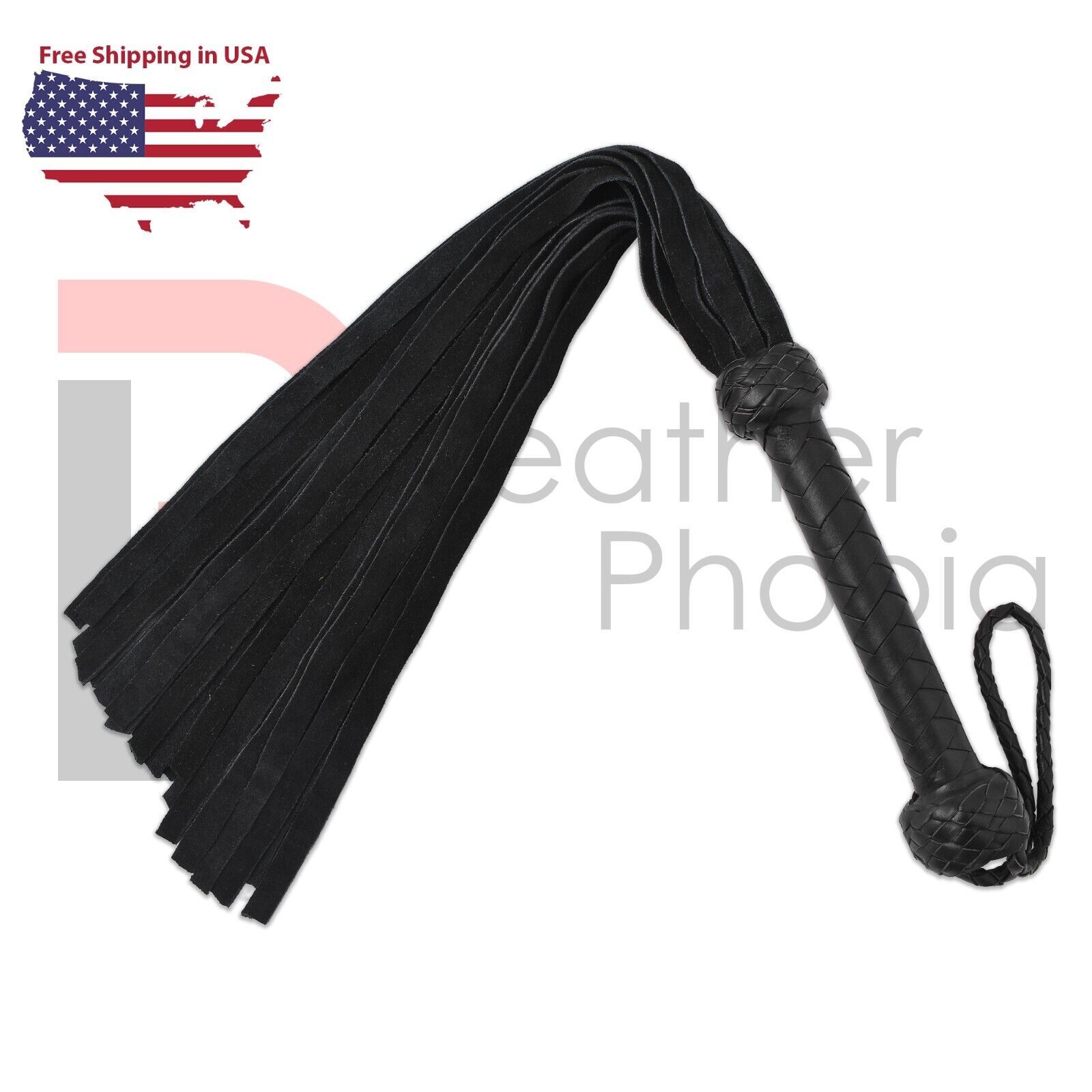 Real Cow Leather Flogger 25 Falls BDSM Slapper Handmade  Thick Heavy Dut... - $17.53