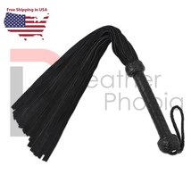 Real Cow Leather Flogger 25 Falls BDSM Slapper Handmade  Thick Heavy Duty Whip - £14.01 GBP