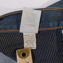 Bull Head Gravels Slim Denim Blue Jeans High Rise Men's Size 34x32 Fits (36×32) image 7