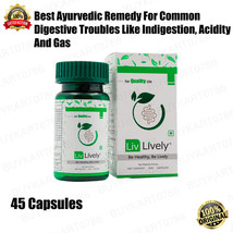 Liv Lively Ayurvedic 45 Capsules - Immune System &amp; Digestive Tract Disorders - £26.88 GBP