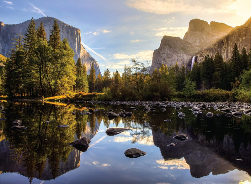 Primary image for Yosemite - 500 Piece Jigsaw Puzzle - Bright and Unique Puzzle of Yosemite Nation