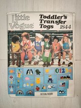 Little Vogue Pattern 1844 Toddler Transfer Togs Sz 4 Jumper Bloomers Blouse Shrt - £16.68 GBP