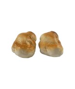 Vintage Salt And Pepper Shakers Realistic Bread Rolls Japan Wales  - $11.58