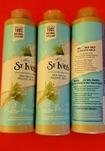 3 Pack St Ives Sea Salt And Pacific Kelp Exfoliating Body Wash 22 Oz Each - £31.13 GBP