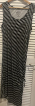 Women&#39;s Torrid BLACK/WHITE Stripe Dress - Size 00 (14) - Sleeveless - £18.99 GBP