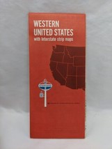 Vintage 1970 Standard Oil Western United States With Interstate Strip Maps - £17.84 GBP
