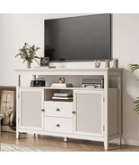 52.8&quot; Rattan Sideboard: Boho Farmhouse Kitchen Storage Cabinet - $5,766.89 MXN
