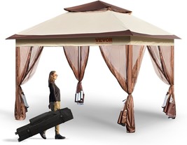 The 11 X 11 Ft Vevor Pop-Up Gazebo Is An Outdoor Canopy Shelter Suitable For - £115.21 GBP