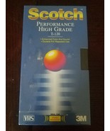 SEALED Blank Scotch T-120 PHG Performance High Grade Videocassette VHS Tape - £17.15 GBP