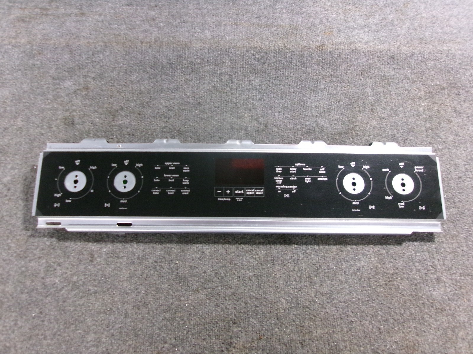 W10664064 WHIRLPOOL RANGE OVEN GLASS TOUCHPAD MEMBRANE - $130.00