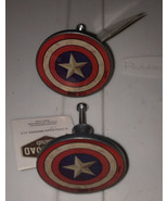 Open Road Brands Captain America Shield Drawer Cabinet Knob Set Pull - £10.93 GBP