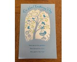 Baby Boy Christening Greeting Card &quot;On His Christening Day&quot; W Envelope-S... - $8.79
