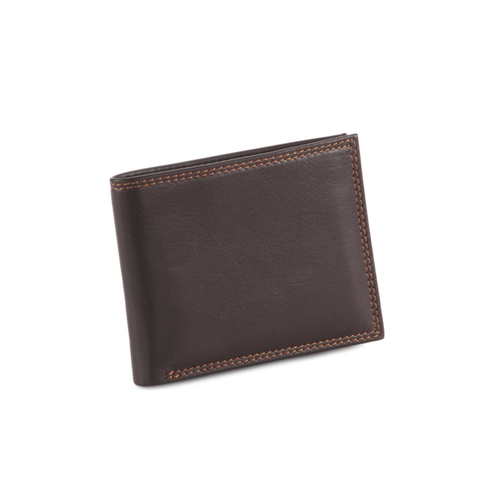 Style n Craft 300720-BR Slim Bifold Leather Wallet in Brown Color - $30.99