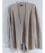 Eileen Fisher Asymmetrical Gray Tencel Open Cardigan Medium - $52.91 CAD
