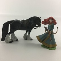 Disney Pixar Brave Figures PVC Topper 3.5&quot; Archer Merida Horse Angus Lot - £17.09 GBP