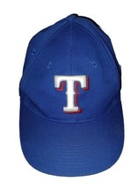Texas Rangers Hat Cap MLB Strap Back Adjustable Blue One Size OC Sports - £6.38 GBP