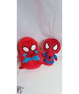 SUPER SPIDERMAN PLUSH BUNDLE 14&quot; Spiderman Hideaway Pet + Hallmark Itty ... - $29.69