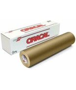 Metallic Gold Adhesive Vinyl Roll Clear Transfer Paper Sheet Cricut Came... - $20.25 CAD
