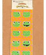 American Greetings Cartoon Frog Face Stickers 30 Stickers*NEW/SEALED* bb1 - $5.99