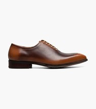 Stacy Adams Hallquist Plain Toe Oxford Shoes Leather Toffee 25742-235 image 7