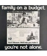 1970 Hunt Wesson Budget Feeding Family Advertisement Food Products DWII18 - $553.22 MXN