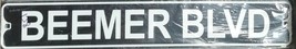 Beemer Blvd Aluminum Metal Street Sign 3&quot; x 18&quot; - £10.11 GBP