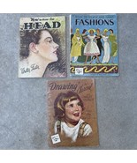 Lot Of 3 Vtg HOW TO DRAW AND PAINT FASHIONS VIOLA FRENCH 17 51 61  Head ... - $34.47 CAD