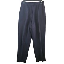 Navy Blue Pleated Front Dress Pants Size 8 - £27.24 GBP