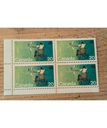 CANADA Stamp #694 1976 20¢ Handicapped Olympics Block of 4, MNH Wheelchair - $67.05 MXN
