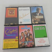 Lot of 6 Cassettes 1950s Music Roy Orbison Drifters Crests 1970s Steppenwolf - £22.83 GBP