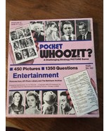 Vintage 1985 Pocket WHOOZIT #162 Strategy Game - Entertainment Picture T... - €16,97 EUR