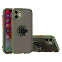 Rugged Magnetic Ring Case for iPhone 12 Mini 5.4″ ARMY GREEN - £6.02 GBP