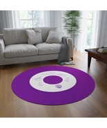 Prince Purple Rain Vinyl Single Round Mat 150cm, 100+ more Mats on Poste... - £149.37 GBP