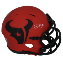 Dalton Schultz Autographed (White) Houston Texans Rave Mini Speed Helmet... - $95.00
