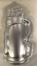 Vintage 1987 Wilton Aluminum Baking Cake Mold-Party Golfing-Golf Bag-15 ... - $15.83