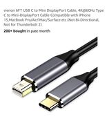 6FT USB C to Mini DisplayPort Cable, 4K@60Hz Type C(Thunderbolt 3/4) to ... - €16,86 EUR