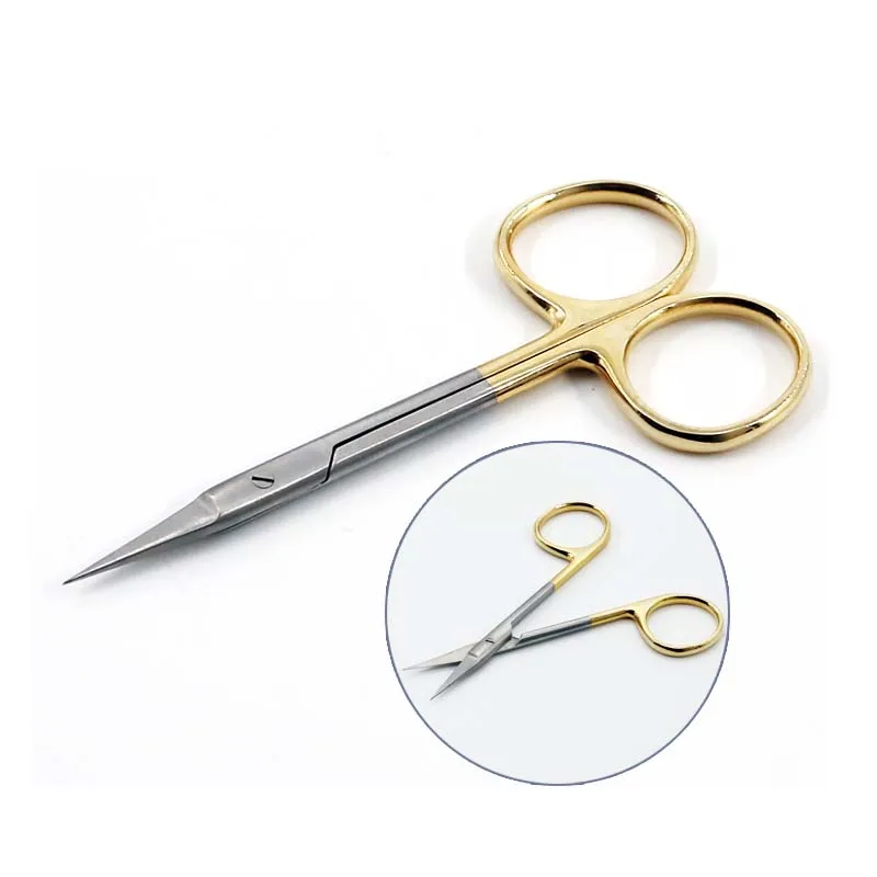 Ntal ophthalmic surgery scissors stainless steel cosmetic plastic surgery double eyelid thumb200