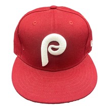 Vtg New Era Philadelphia Phillies Fitted Hat 7 1/4 Cooperstown 1970 59FIFTY - $16.15