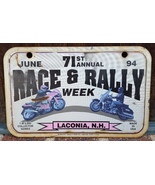 71st Annual Race &amp; Rally Week Collectors Motorcycle Licence Plate-1 in 5... - $1,777.01 MXN