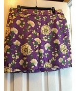 NWT Ladies GREG NORMAN Purple Green &amp; Yellow Floral Golf Tennis Knit Sko... - €31,66 EUR