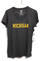 Womens Soft Blue Sport T Shirt Michigan New (Leight Weight) - $14.99