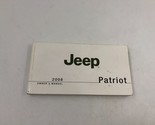 2008 Jeep Patriot Owners Manual Handbook OEM A03B31044 - $17.32