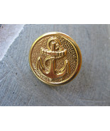 Brass Buttons Anchor Navy Shank - Dozens Available. Free US Shipping - F... - £5.57 GBP