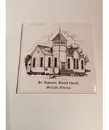 Vtg Trivet Ceramic Accent Tile St Andrews United Church MetCalf Ontario ... - $13.00 CAD
