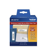 Brother DK2214 PAPER TAPE - WHITE - FOR QL500, QL550, QL650TD - $53.76 CAD