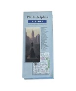 Philadelphia City Map Gousha Travel Publication 1988 Vintage - £7.81 GBP