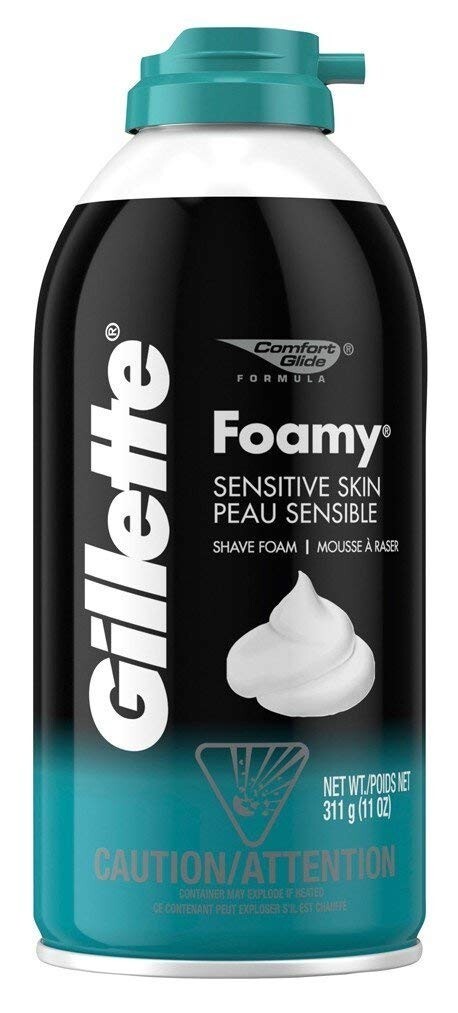 Gillette Sensitive Skin Foamy Shave Cream Original Formula, 11oz - $14.99