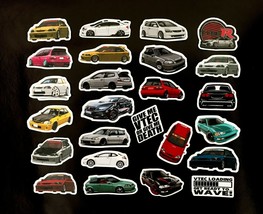 Honda Civic Type R Eg Ek Ep Fd Vtec laminated photo quality vinyl decal stickers - £7.48 GBP