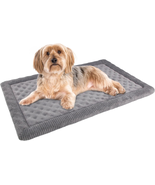 Dog Crate Pad 24X17 Inch Gray Memory Foam Dog Bed Mat for Small Dog Cat ... - $33.69 CAD