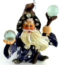 Fun Service Wizard Figurine Crystal Balls Time To Dazzle  3 in Tall - £13.55 GBP